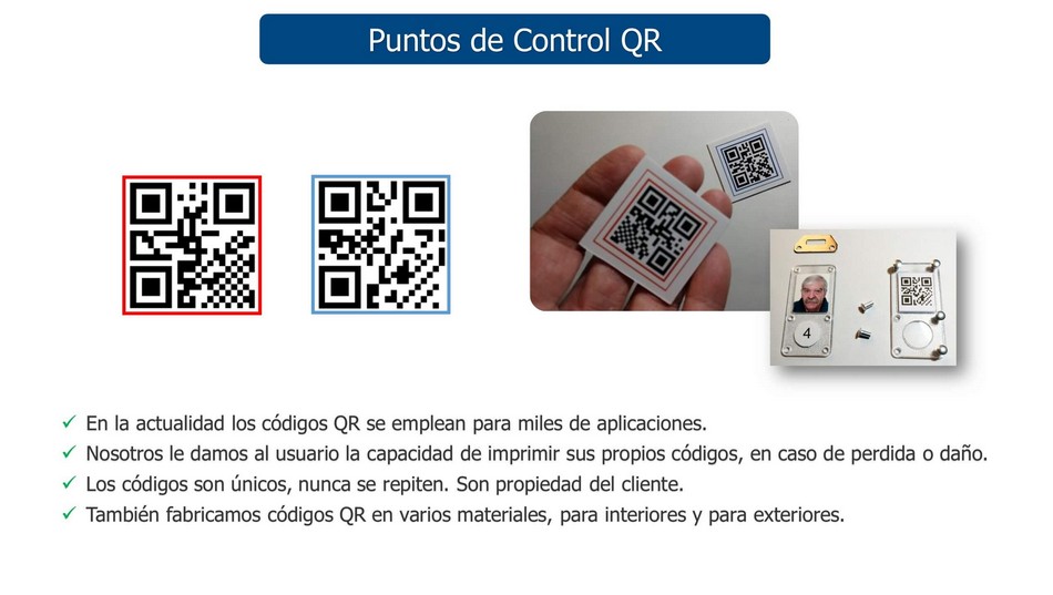 Qr de puntos de control de rondas con Ares QR